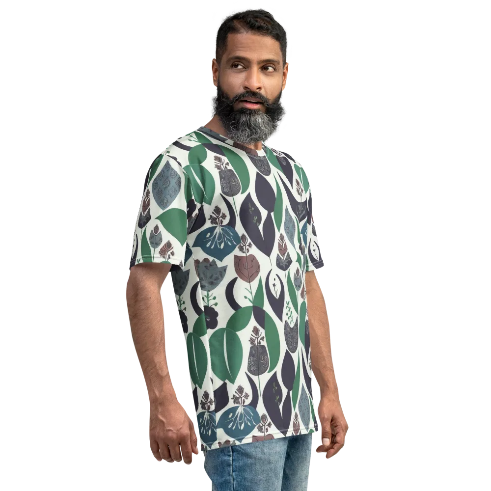 Botanical Relics on Men's Crew Neck T-Shirt — Right