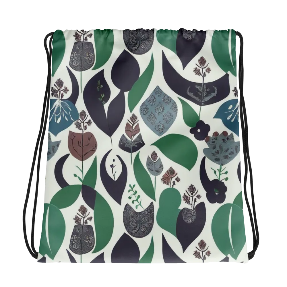 Botanical Relics on Drawstring Bag — Photo