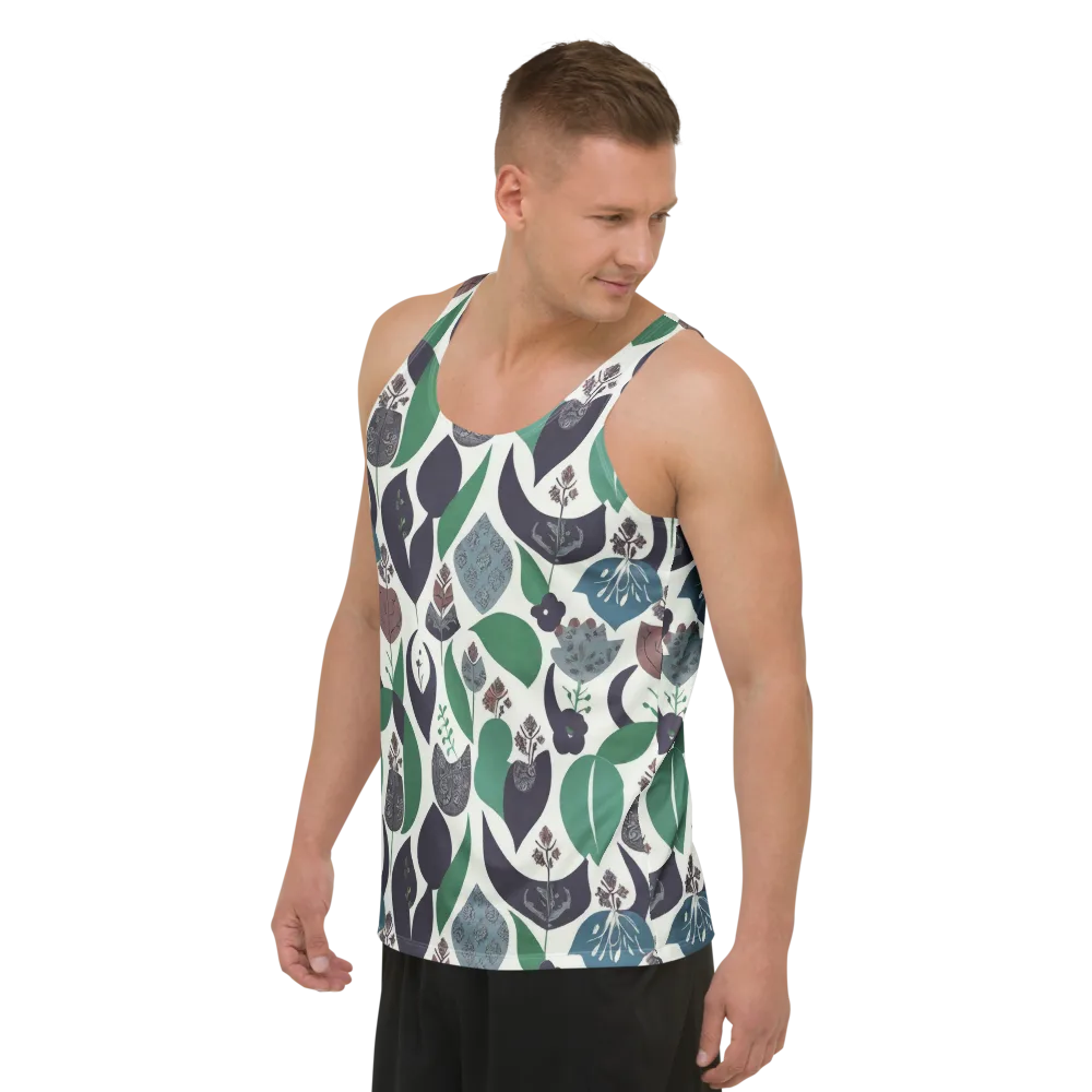 Botanical Relics on Men's Tank Top — Left Front