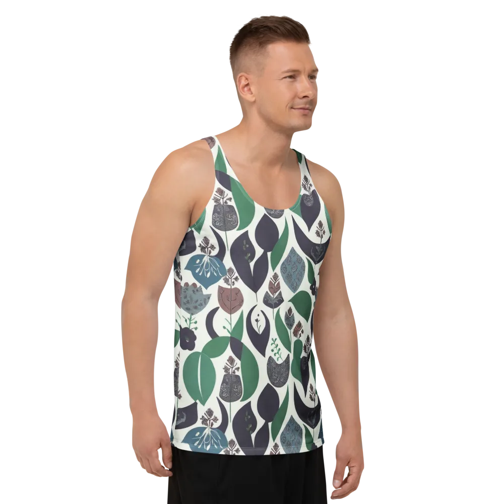 Botanical Relics on Men's Tank Top — Right Front