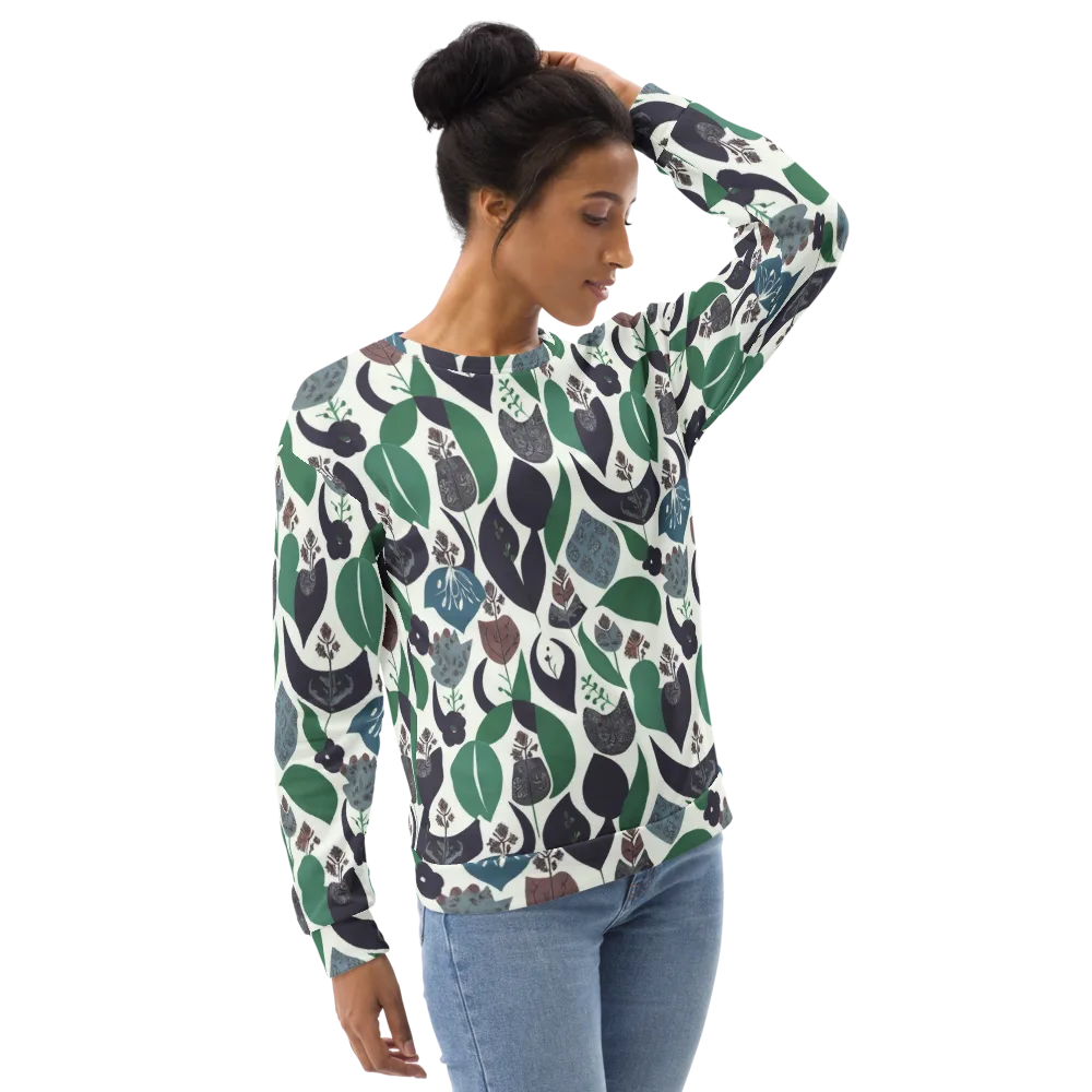 Botanical Relics on Sweatshirt — Right Front