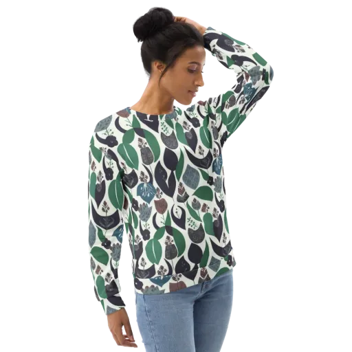 Botanical Relics on a Sweatshirt