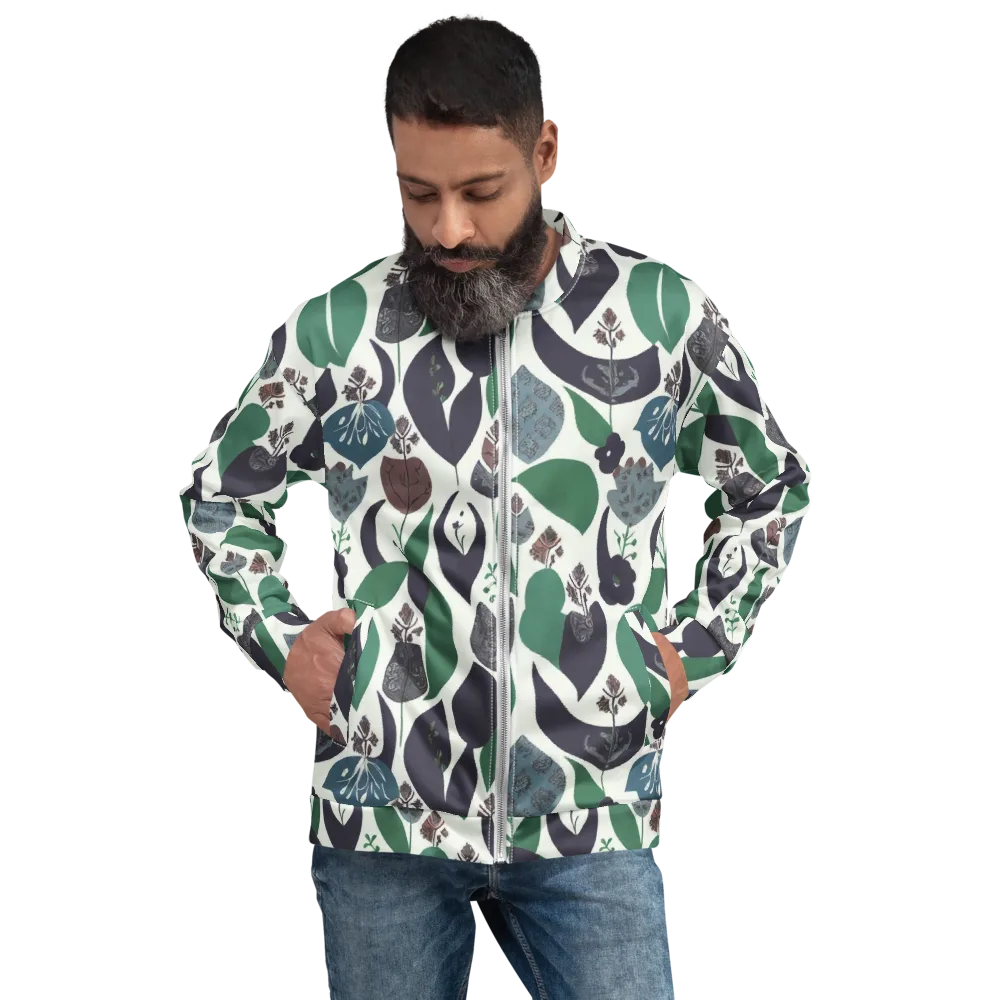 Botanical Relics on Bomber Jacket — Front