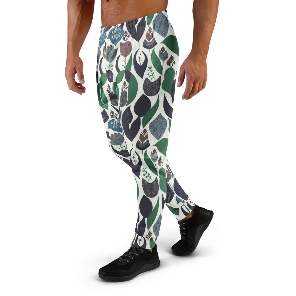 Botanical Relics on Men's Joggers — Left