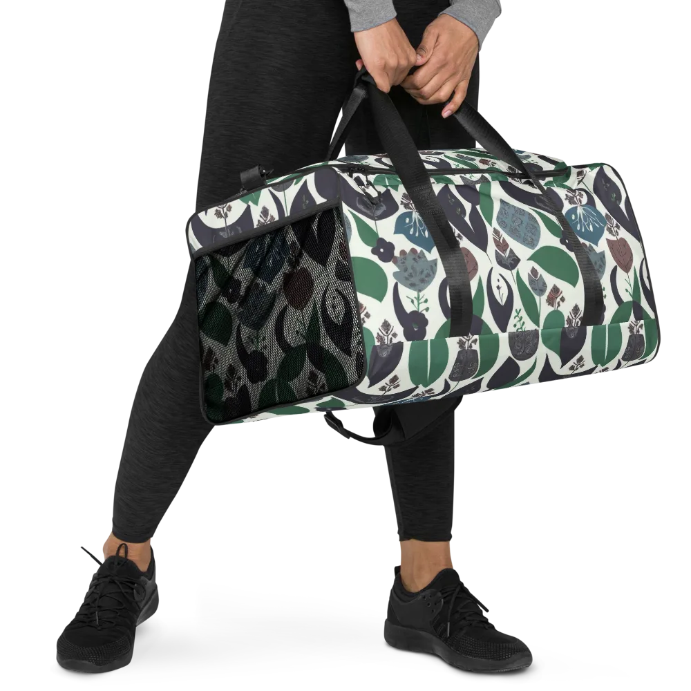 Botanical Relics on Duffle Bag — Right Front