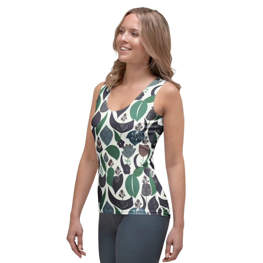Botanical Relics on Women's Tank Top — Left Front