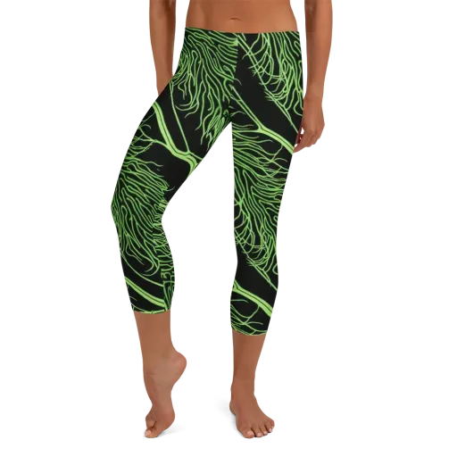 Glow Anatomy on a Capri Leggings