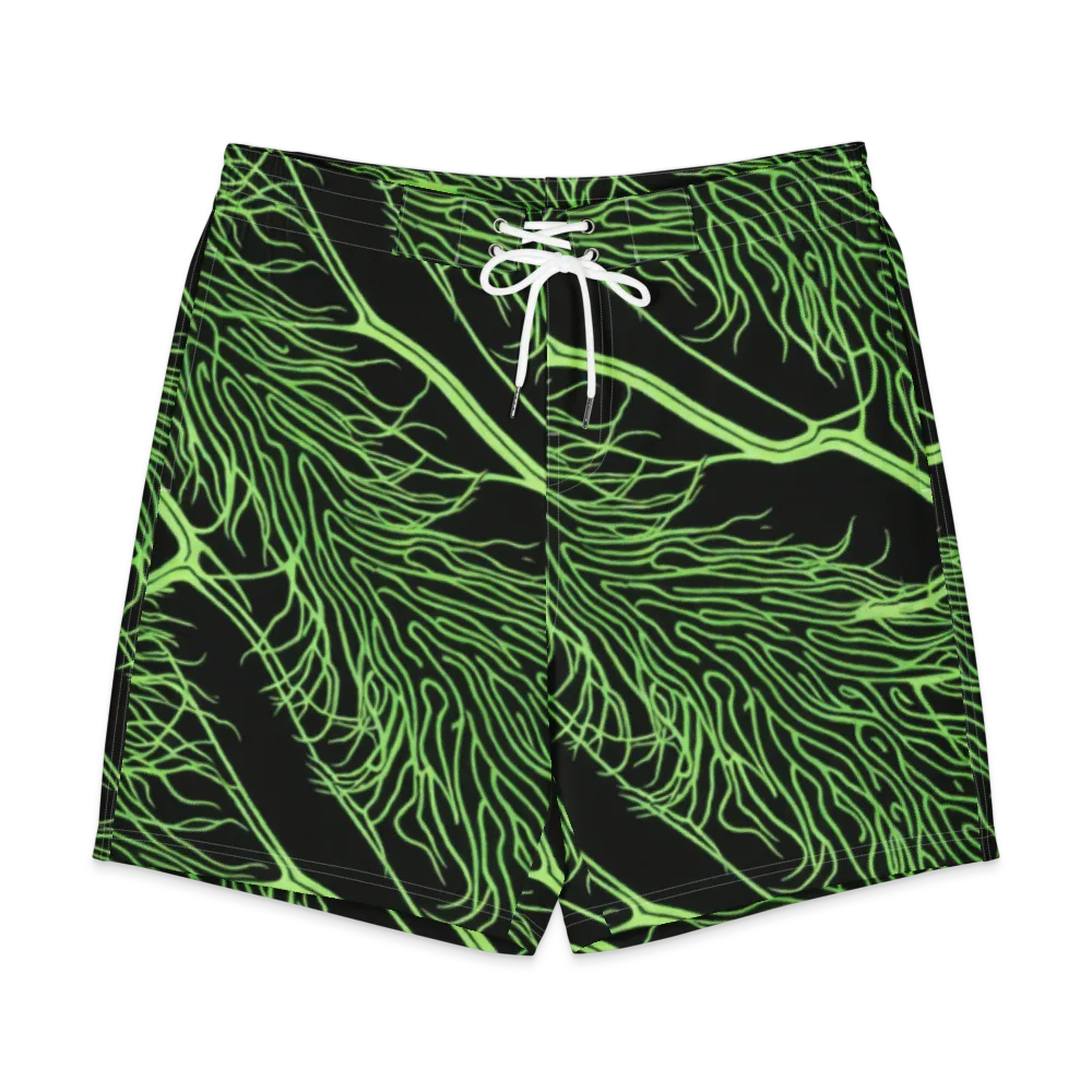 Glow Anatomy on Men's Board Shorts — Front