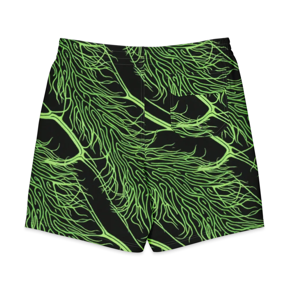 Glow Anatomy on Men's Board Shorts — Back