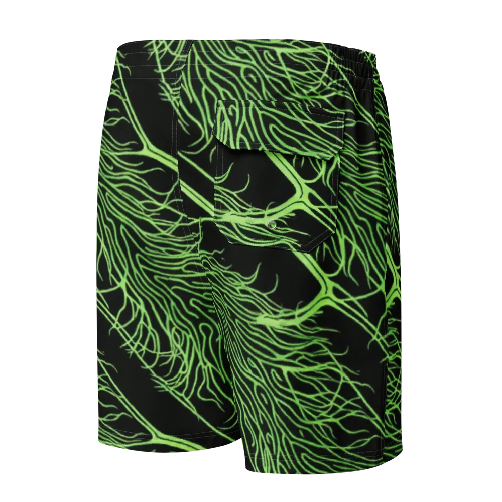 Glow Anatomy on Men's Board Shorts — Back