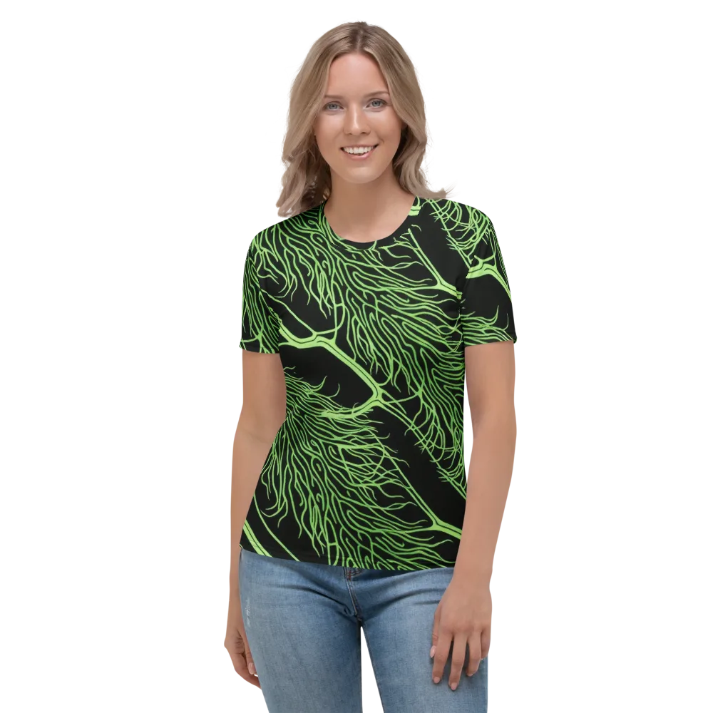 Glow Anatomy on Women's Crew Neck T-Shirt — Front