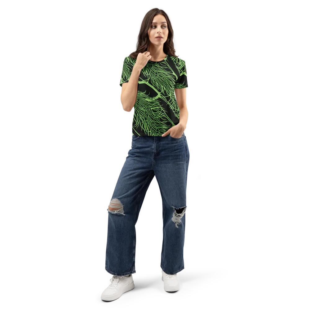 Glow Anatomy on Women's Crew Neck T-Shirt — Front