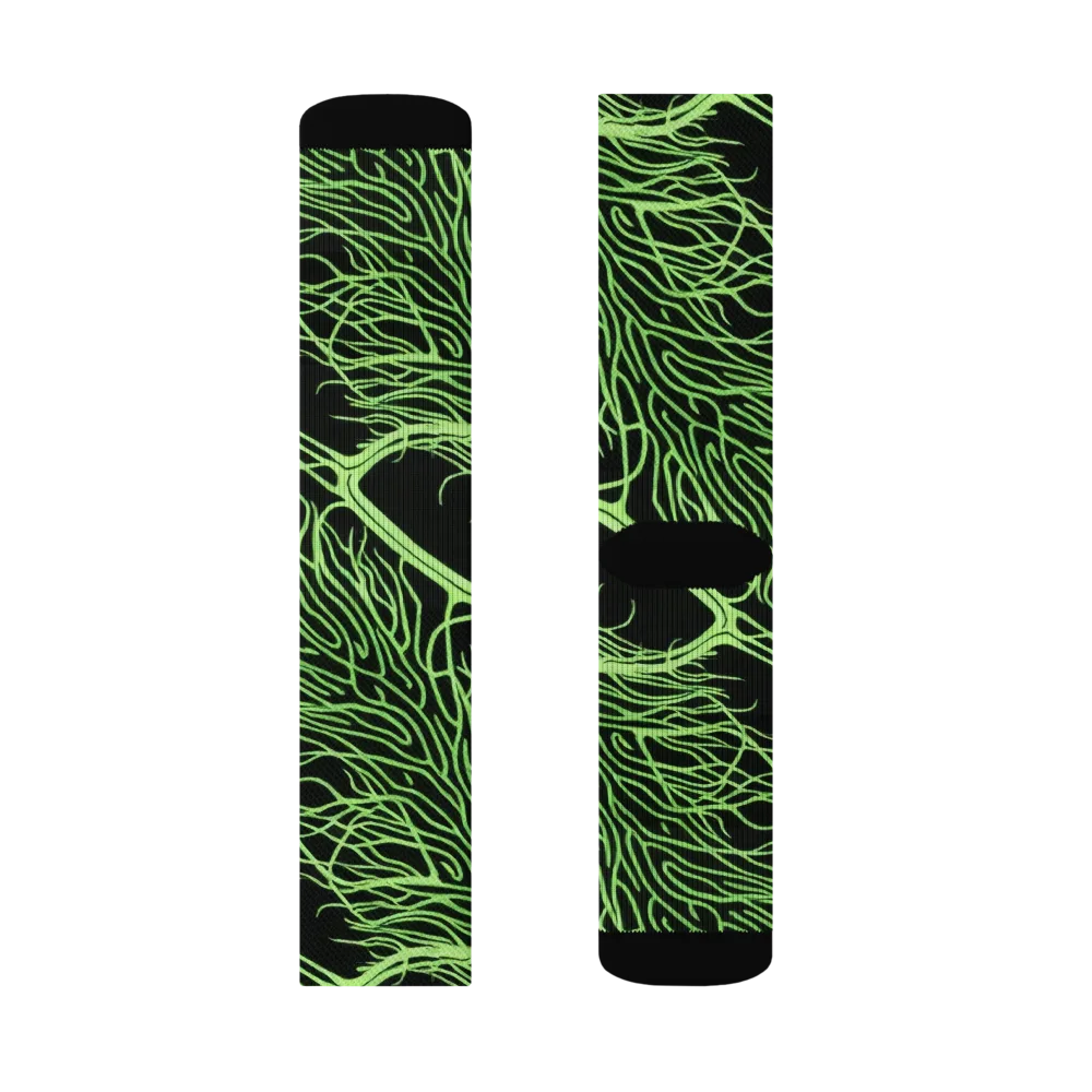 Glow Anatomy on Socks — Right Sock