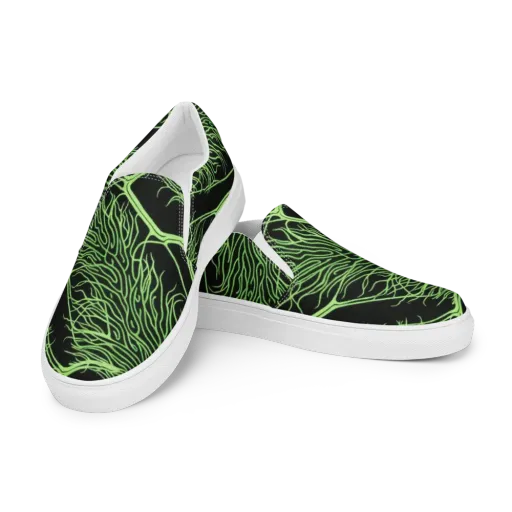 Glow Anatomy on a Women's Slip-On Canvas Shoes