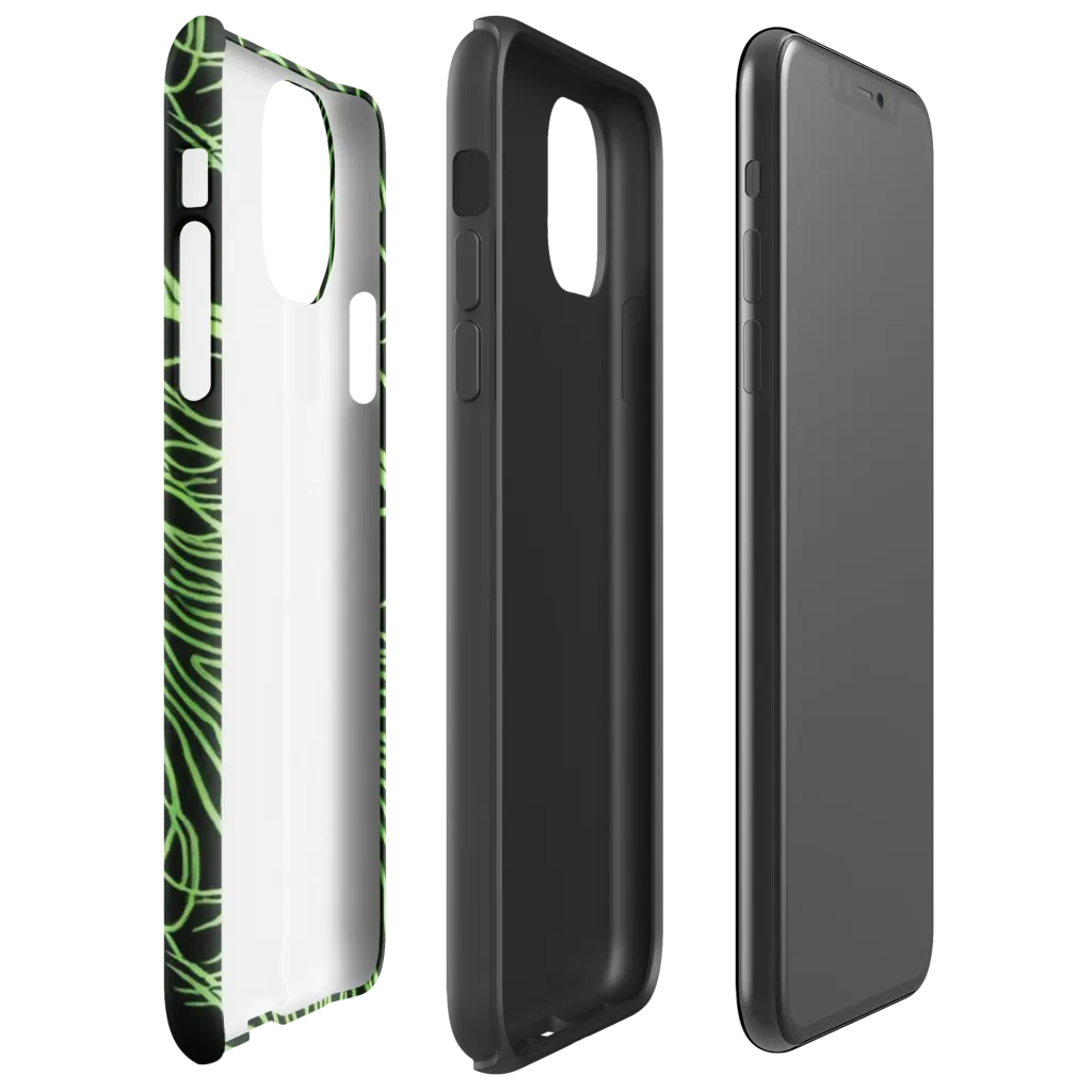 Glow Anatomy on Tough Case for iPhone® — Right