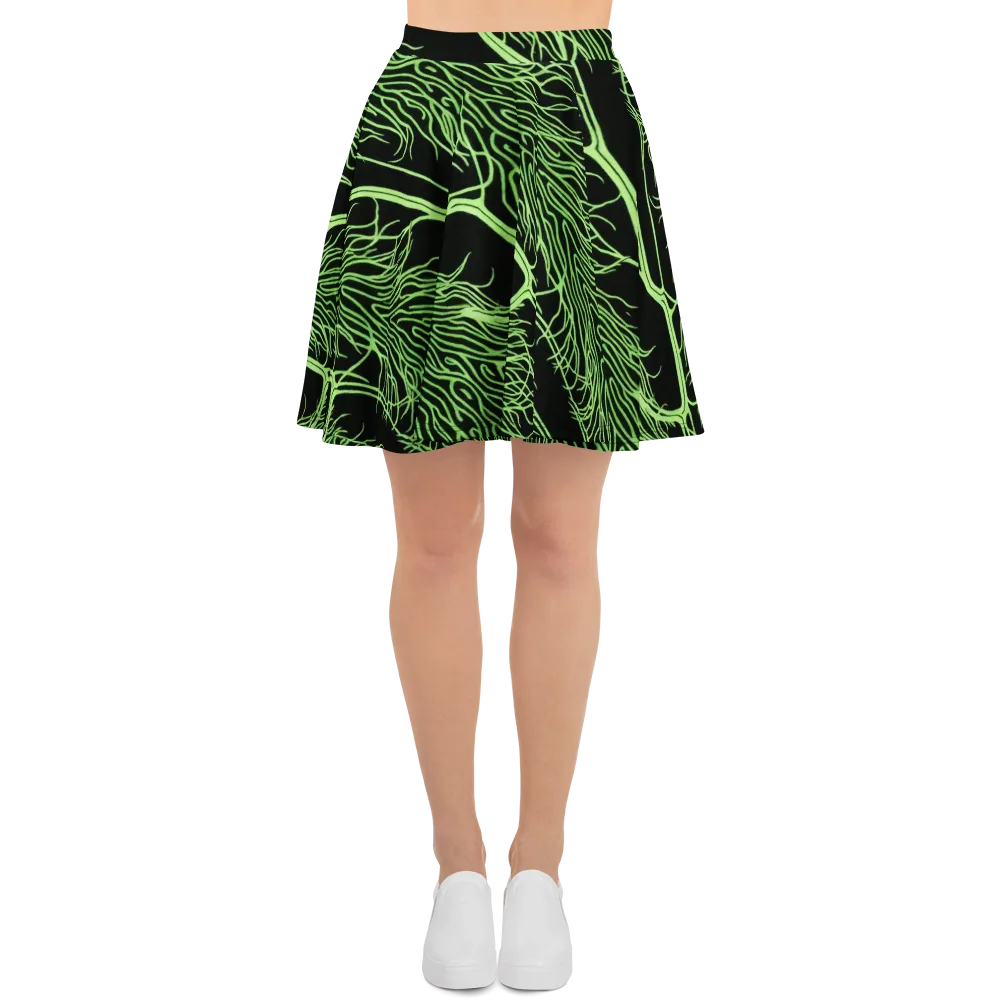 Glow Anatomy on Skater Skirt — Front