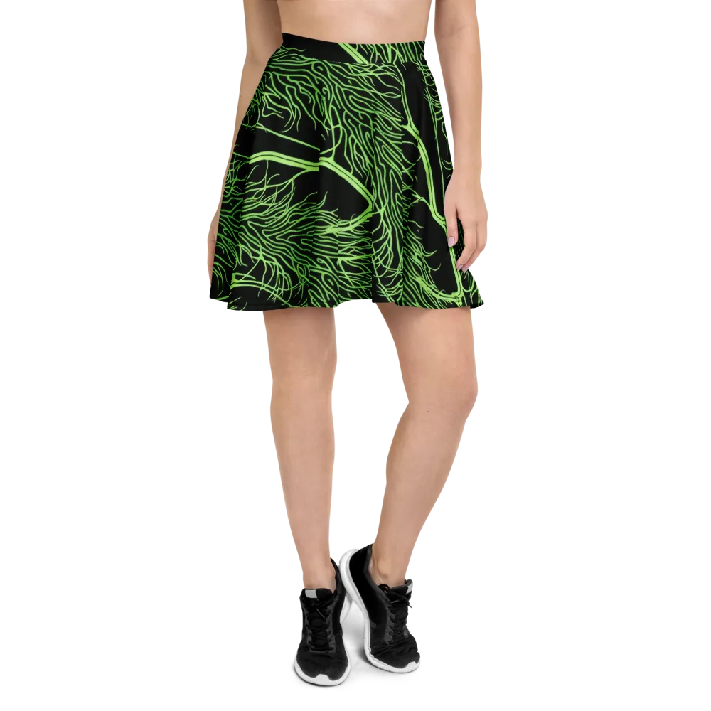 Glow Anatomy on Skater Skirt — Front