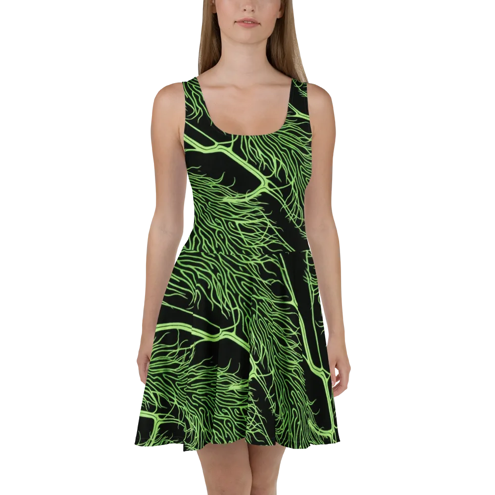 Glow Anatomy on Skater Dress — Front