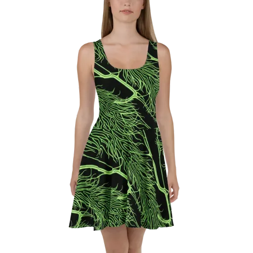 Glow Anatomy on a Skater Dress