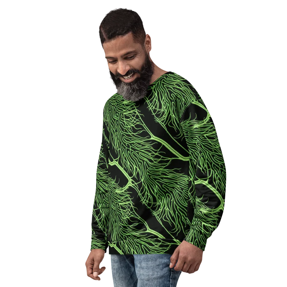 Glow Anatomy on Sweatshirt — Left Front