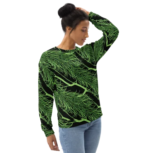 Glow Anatomy on a Sweatshirt