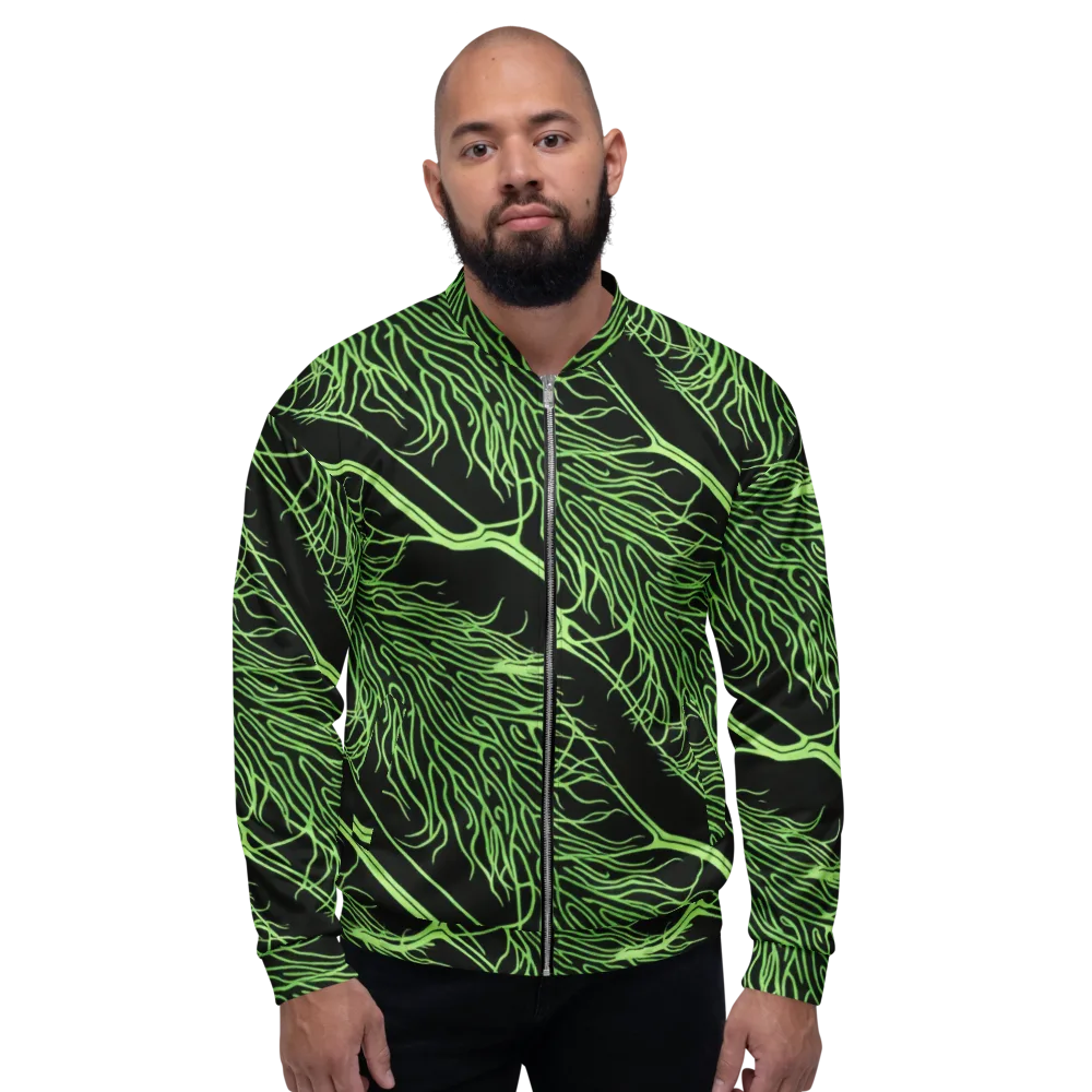 Glow Anatomy on Bomber Jacket — Front