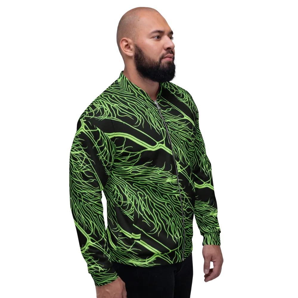Glow Anatomy on Bomber Jacket — Right