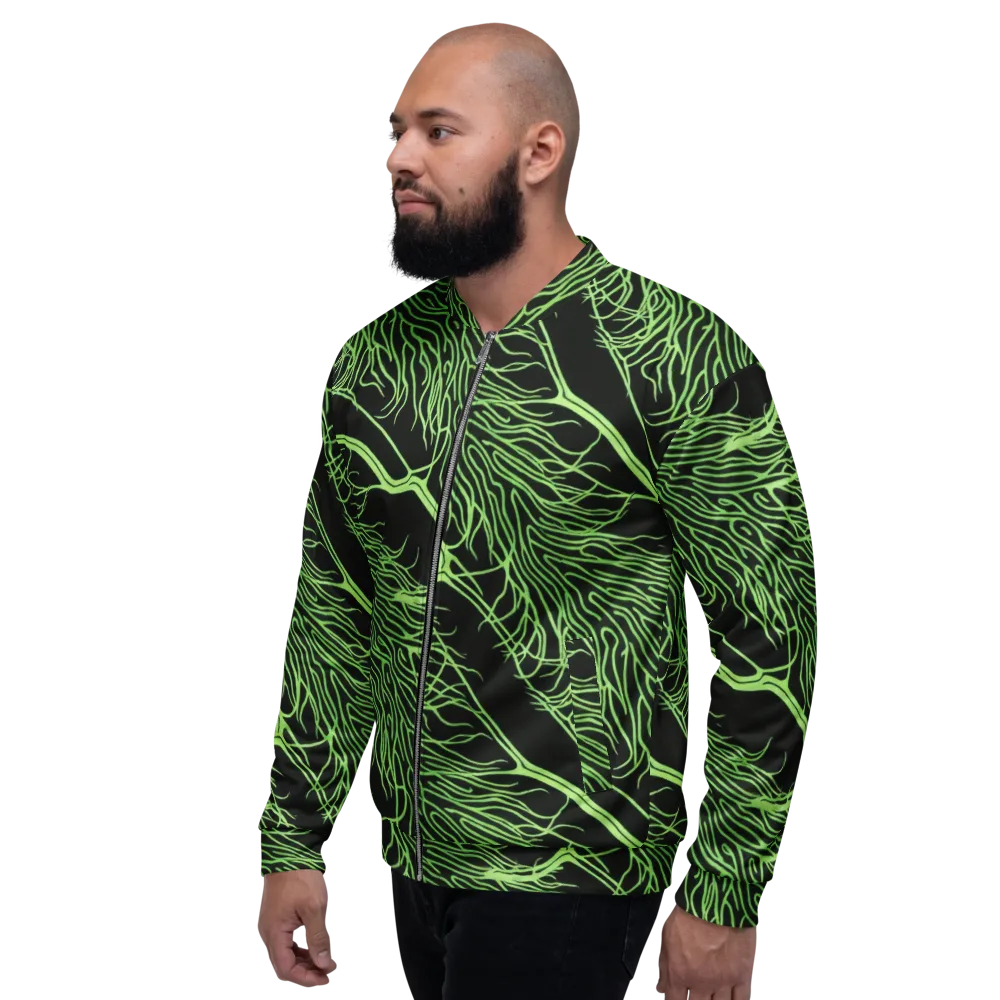 Glow Anatomy on Bomber Jacket — Left