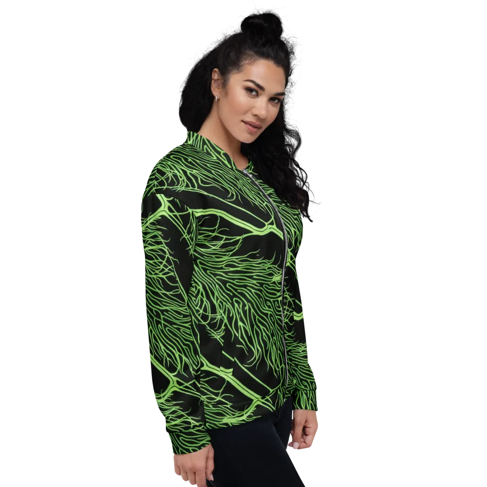 Glow Anatomy on Bomber Jacket — Right