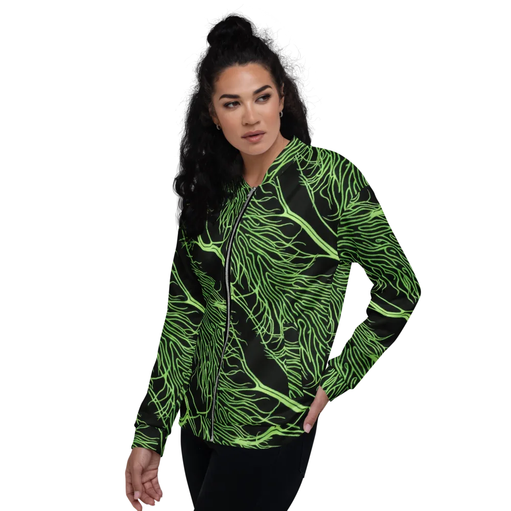 Glow Anatomy on Bomber Jacket — Left