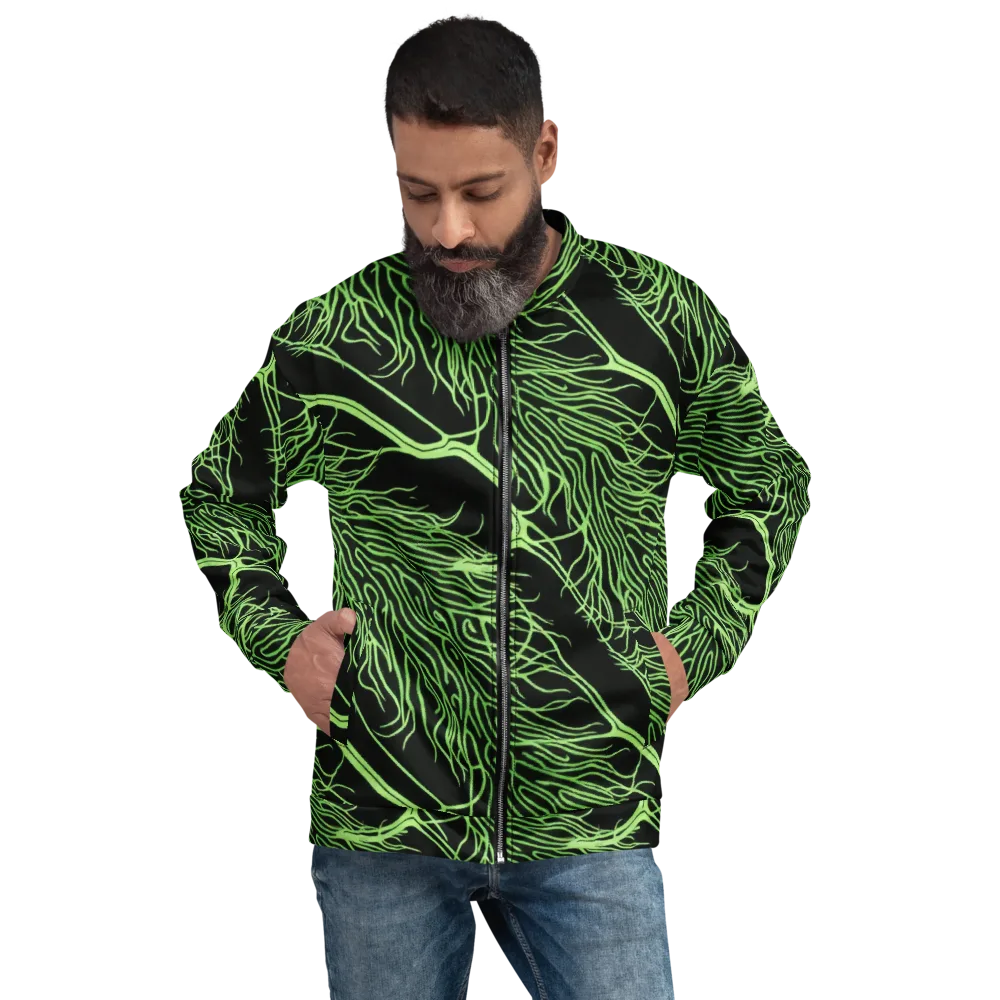 Glow Anatomy on Bomber Jacket — Front