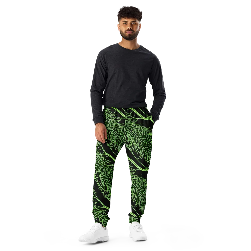 Glow Anatomy on Men's Joggers — Front
