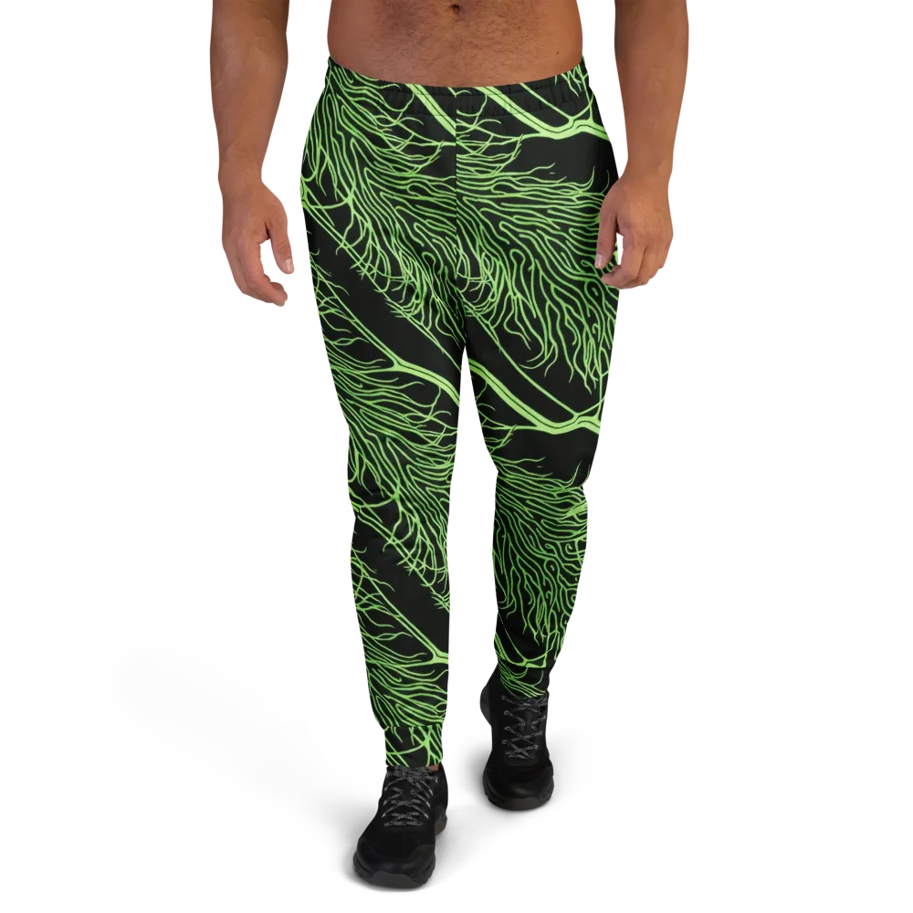 Glow Anatomy on Men's Joggers — Front