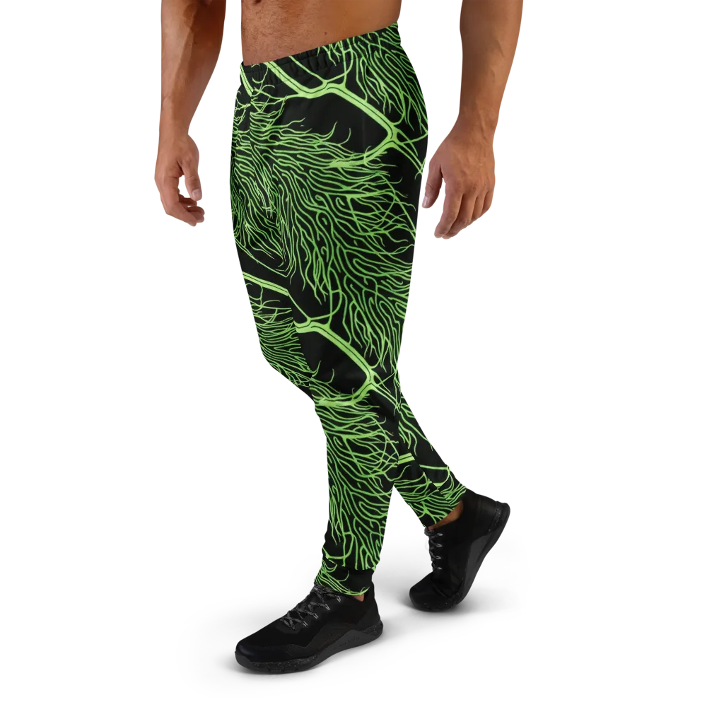 Glow Anatomy on Men's Joggers — Left