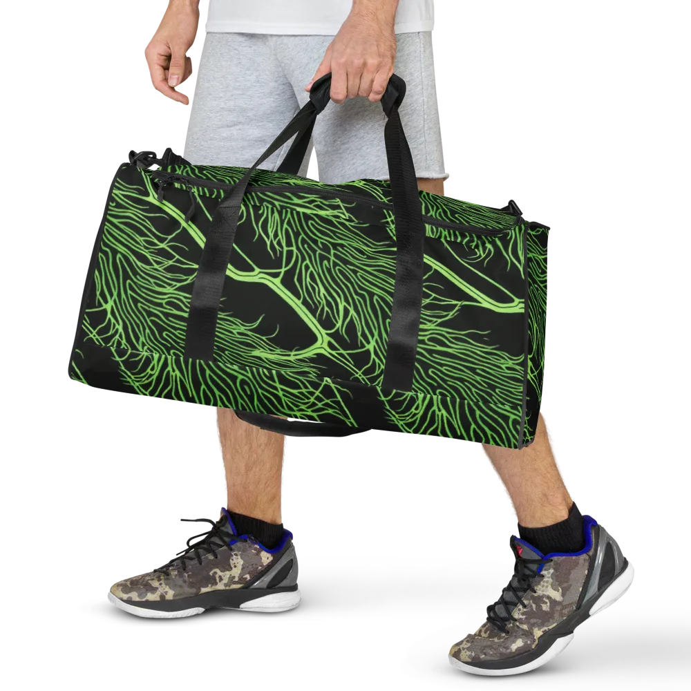 Glow Anatomy on Duffle Bag — Front