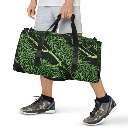 Glow Anatomy on a Duffle Bag