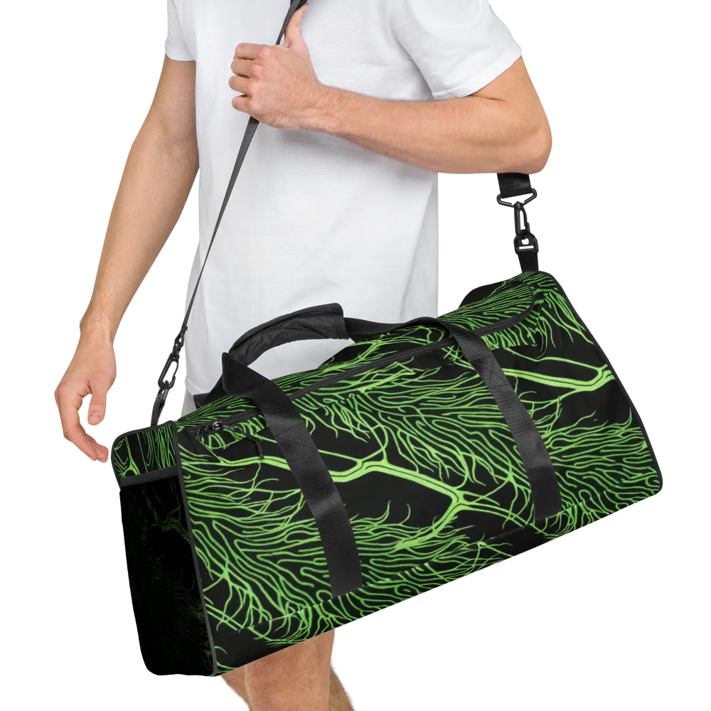 Glow Anatomy on Duffle Bag — Right Front