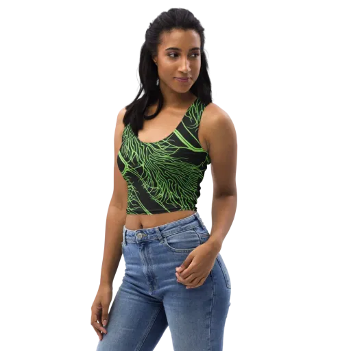 Glow Anatomy on a Crop Top