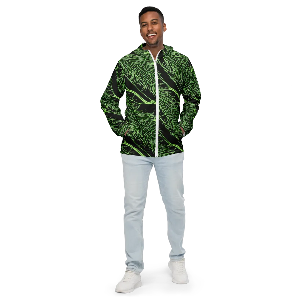Glow Anatomy on Men's Windbreaker — Front