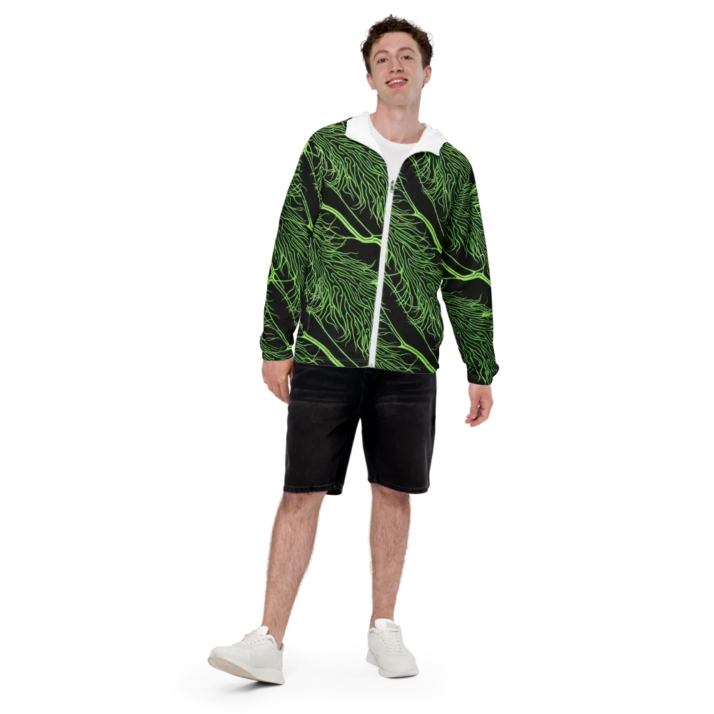 Glow Anatomy on Men's Windbreaker — Front