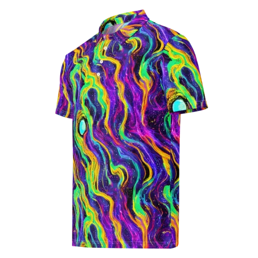 Jackson Swirl on a Men's Slim Fit Polo Shirt