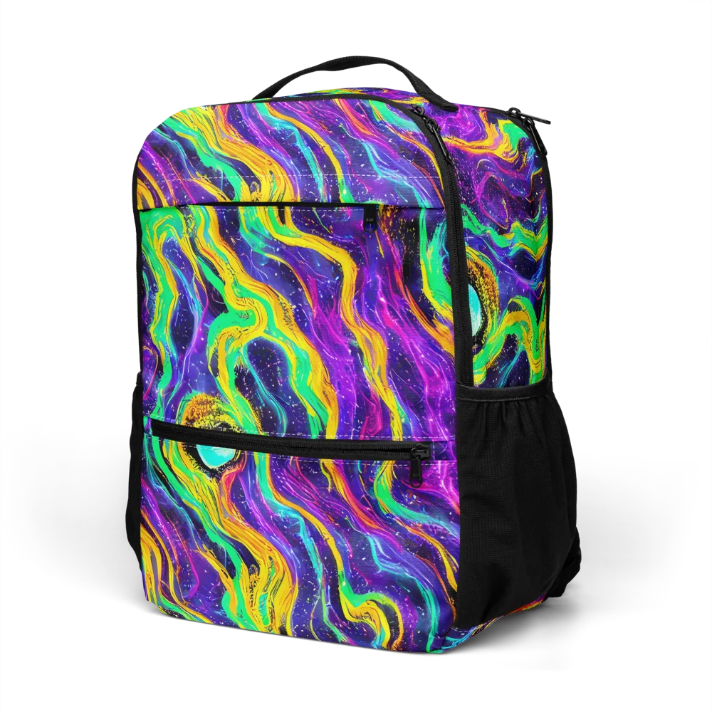 Jackson Swirl on Utility Backpack — Left Front