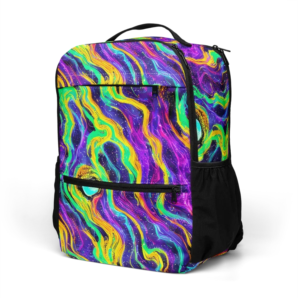 Jackson Swirl on Utility Backpack — Left Front