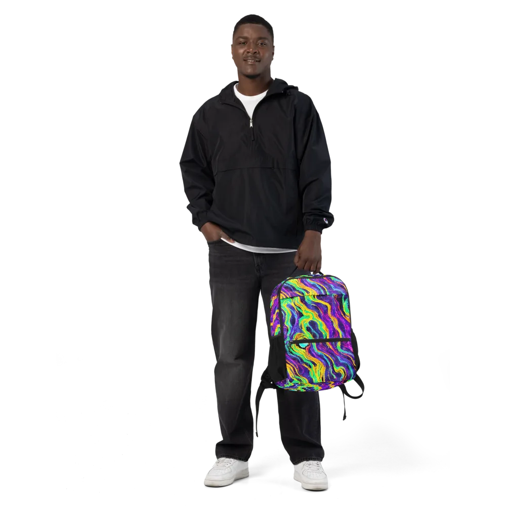 Jackson Swirl on Utility Backpack — Front