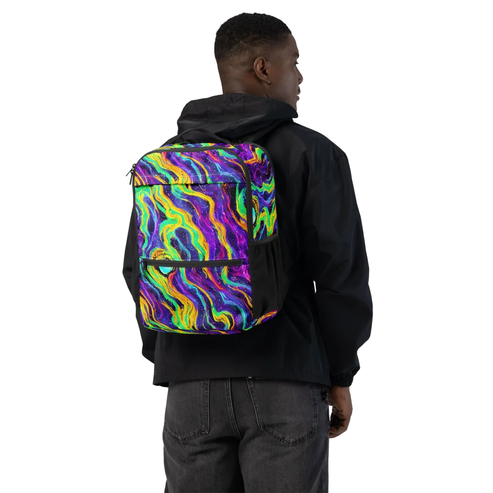 Jackson Swirl on Utility Backpack — Back