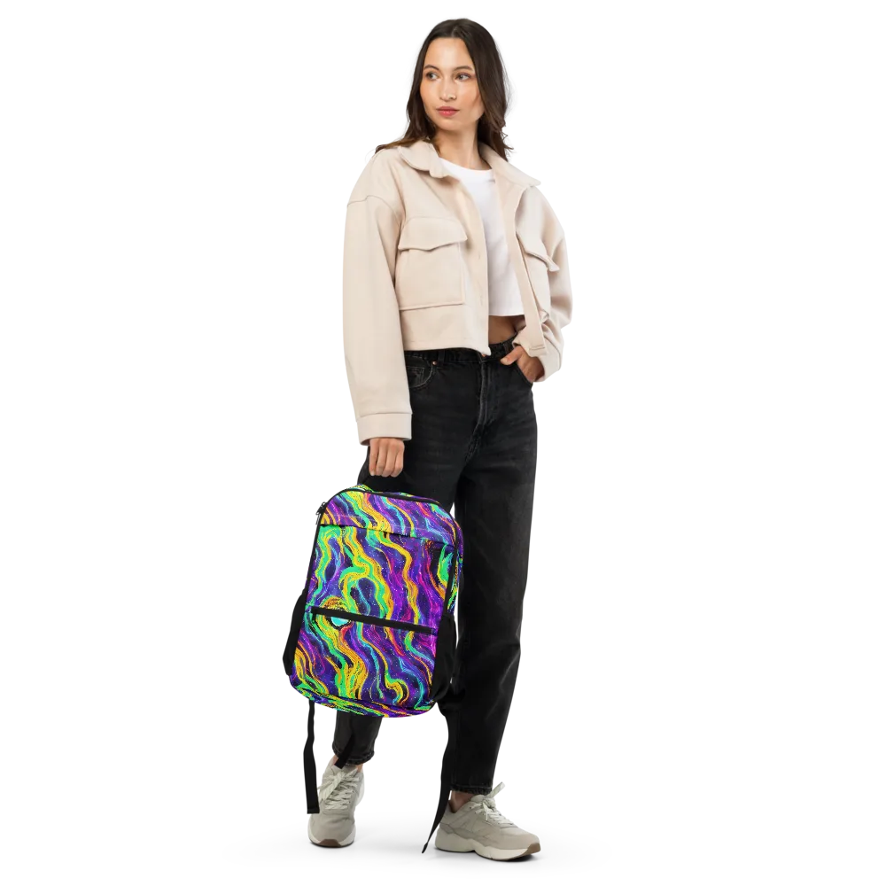 Jackson Swirl on Utility Backpack — Front