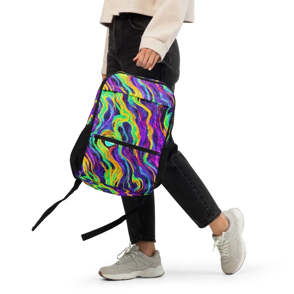 Jackson Swirl on Utility Backpack — Front