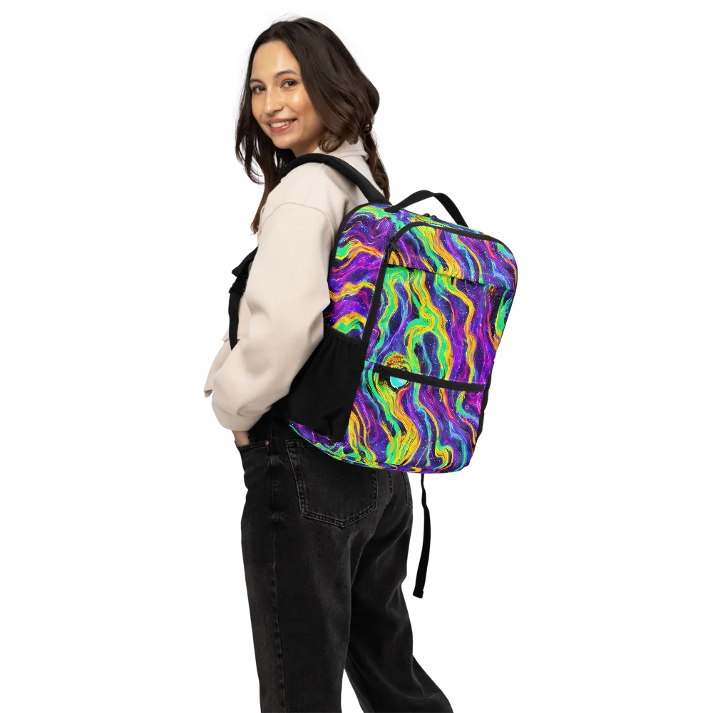 Jackson Swirl on Utility Backpack — Back