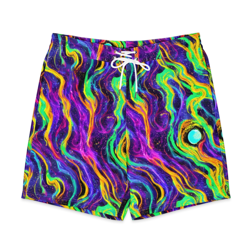 Jackson Swirl on Men's Board Shorts — Front