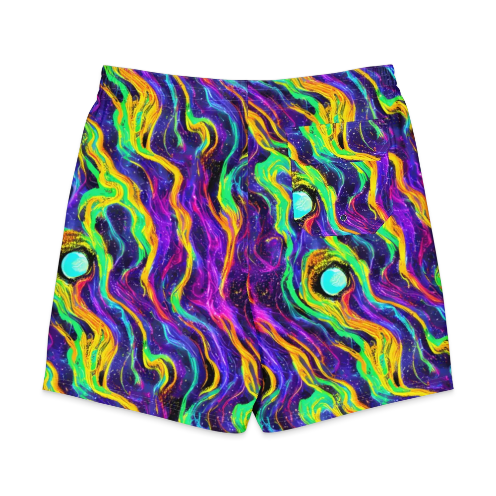 Jackson Swirl on Men's Board Shorts — Back